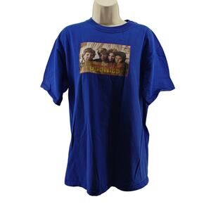 Vintage Gold Basics Label  Goonies Royal Blue T-Shirt Large Unisex